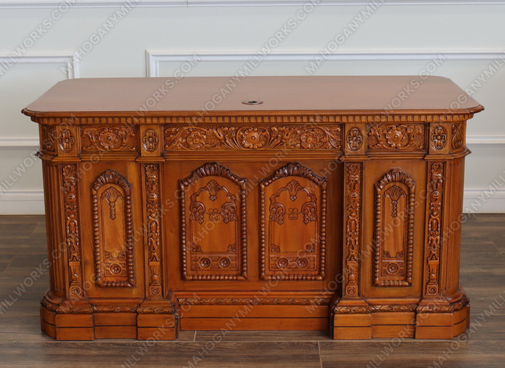 57" Natural Mahogany Presidential Resolute Office Credenza