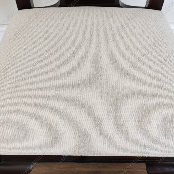 Dark Mahogany Chippendale Ball & Claw Dining Side Chairs Set (4)