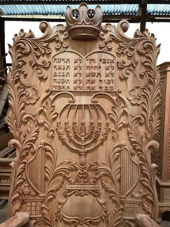 Heavy Carved Elijah Chair