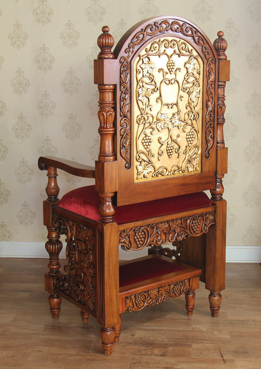 Grape Carved Elijah's Chair