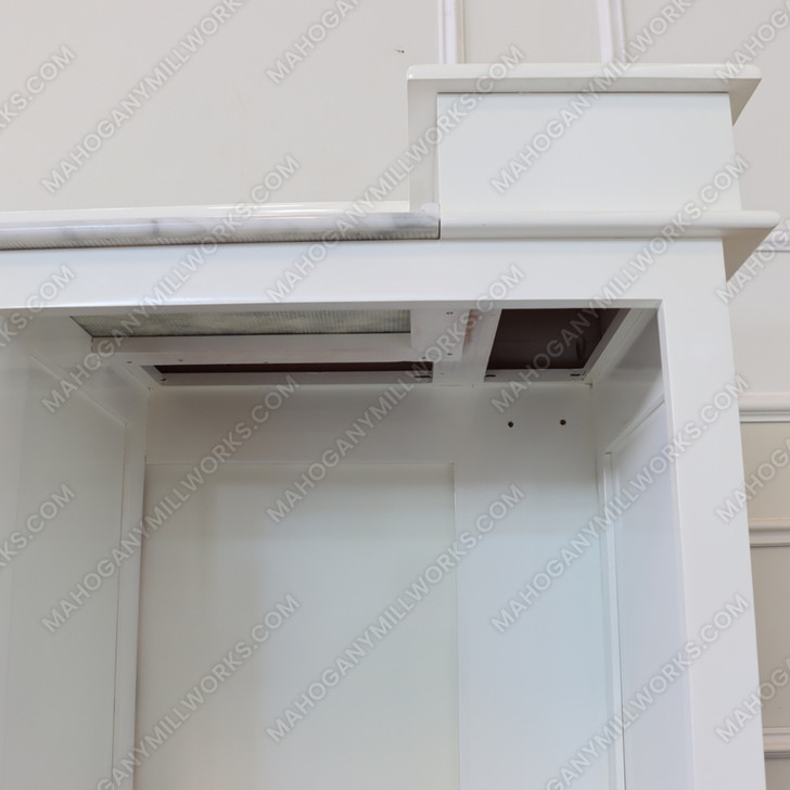 10ft White Corinthian Pub Bar Set w/ Bartender Working Area