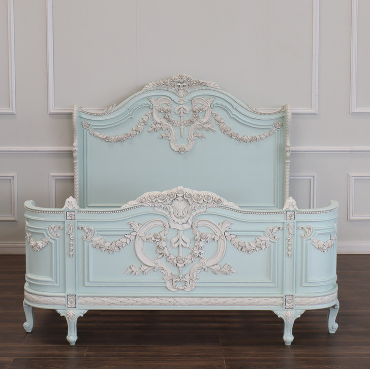 Majestic French Napoleon Bonaparte Bed (Baby Blue)