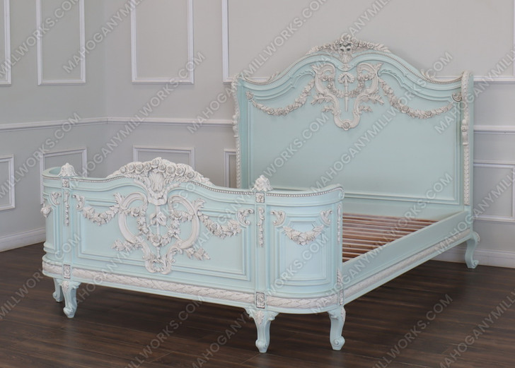 Majestic French Napoleon Bonaparte Bed (Baby Blue)