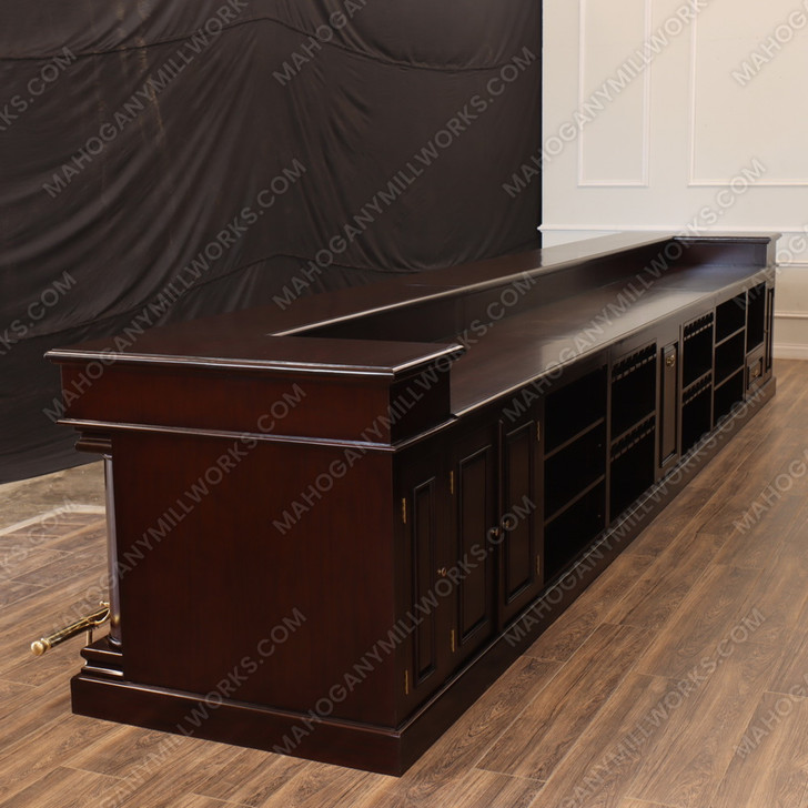 20ft Mahogany Brunswick Commercial Restaurant  Bar