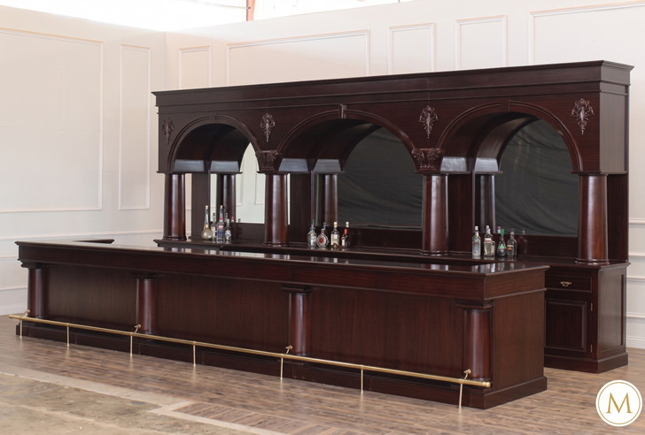 20ft Mahogany Brunswick Commercial Restaurant  Bar