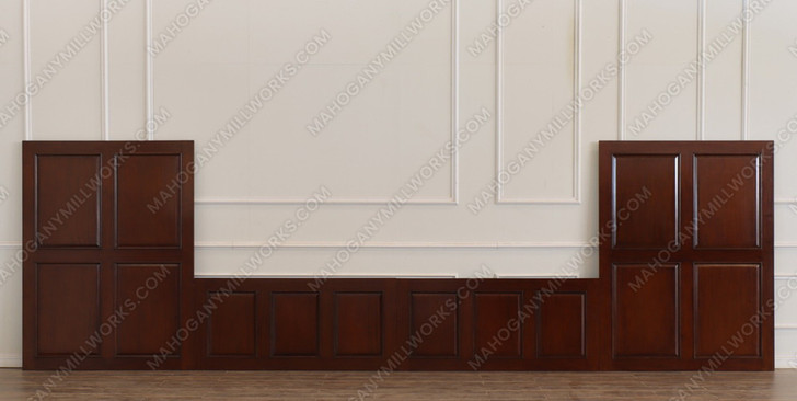 Custom Mahogany Wall Panels