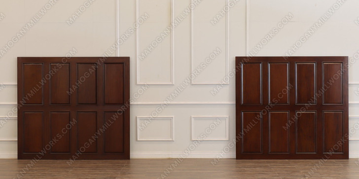Custom Mahogany Wall Panels (project)