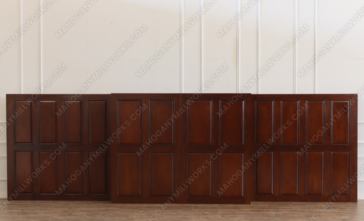 Custom Mahogany Wall Panels