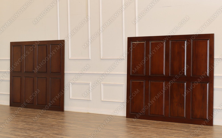 Custom Mahogany Wall Panels