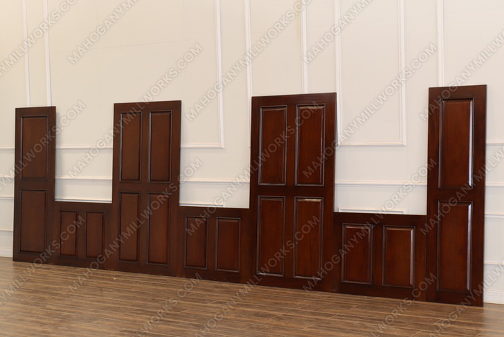 Custom Mahogany Wall Panels (project)