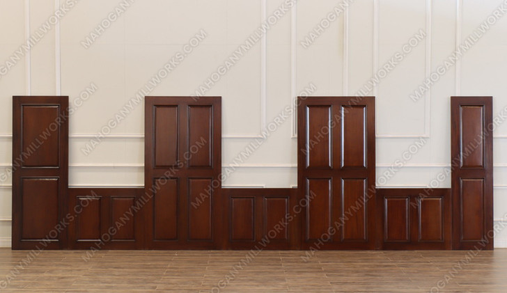 Custom Mahogany Wall Panels (project)