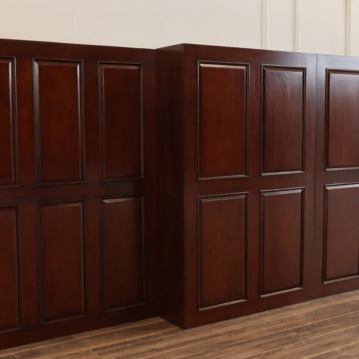 Custom Mahogany Wall Panels (project)