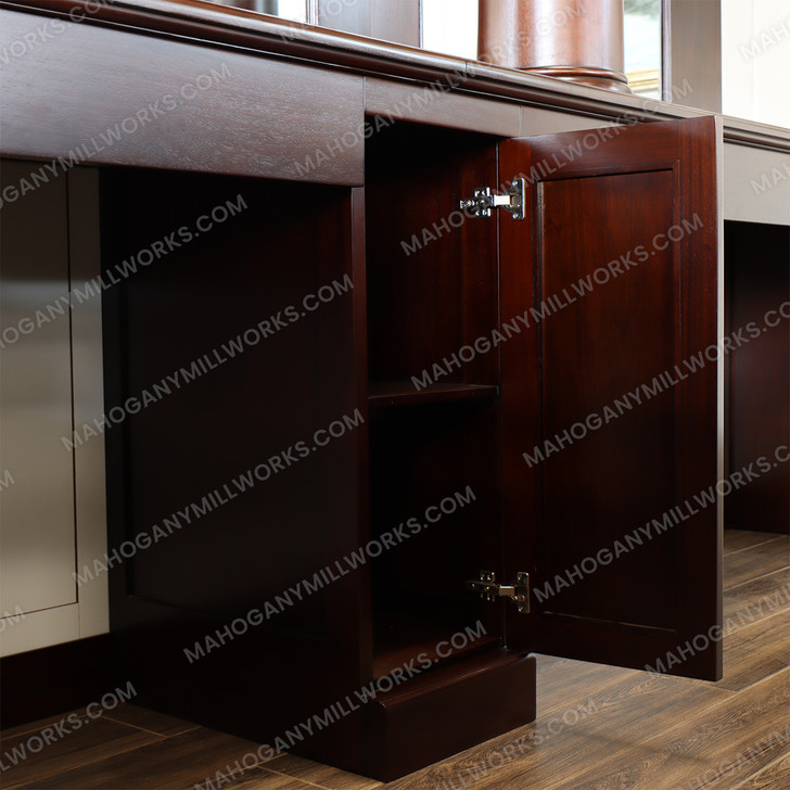 16ft Mahogany L-Shape Brunswick Saloon Pub Bar