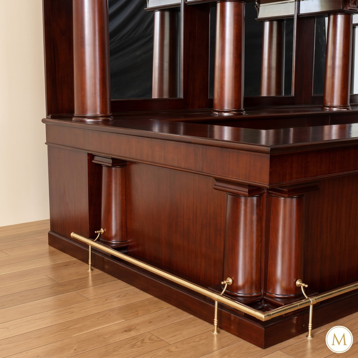 16ft Mahogany L-Shape Brunswick Saloon Pub Bar