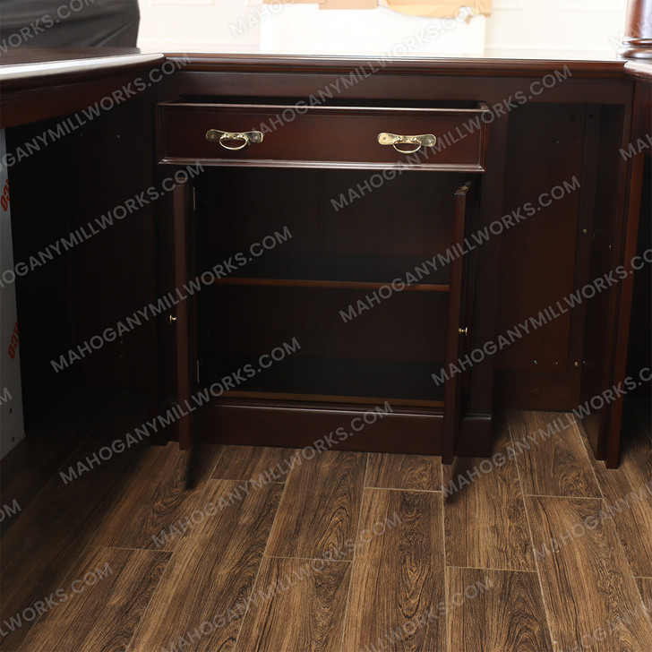 16ft Mahogany L-Shape Brunswick Saloon Pub Bar