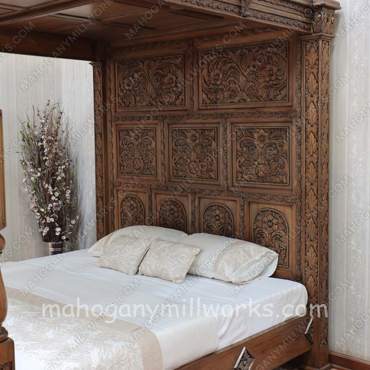 Ancestral Canopy Bed (4 finish options)