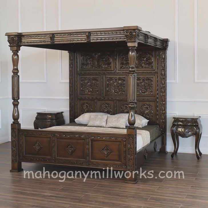 Ancestral Canopy Bed (4 finish options)