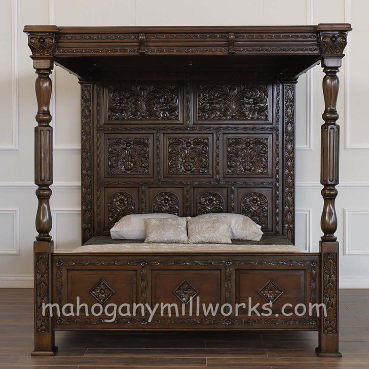Ancestral Canopy Bed (4 finish options)