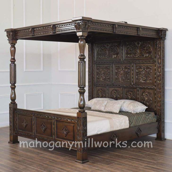 Ancestral Canopy Bed (4 finish options)