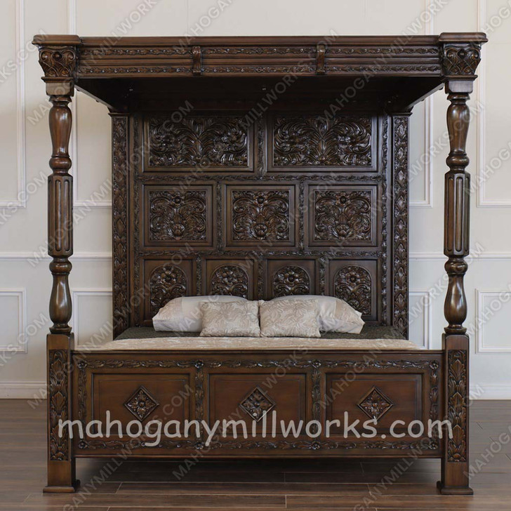 Ancestral Canopy Bed (4 finish options)