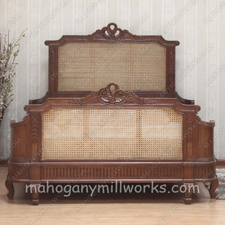 4pc Walnut Antoinette Bedroom Set
