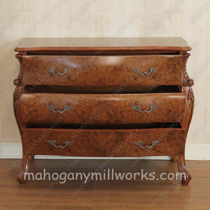 French Inlay Bombe Chest