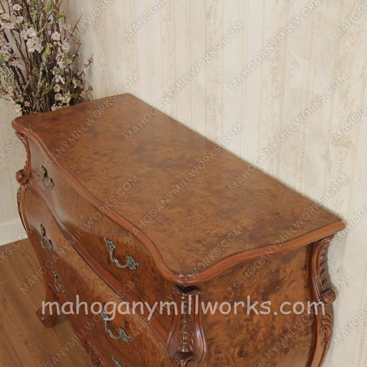 French Inlay Bombe Chest