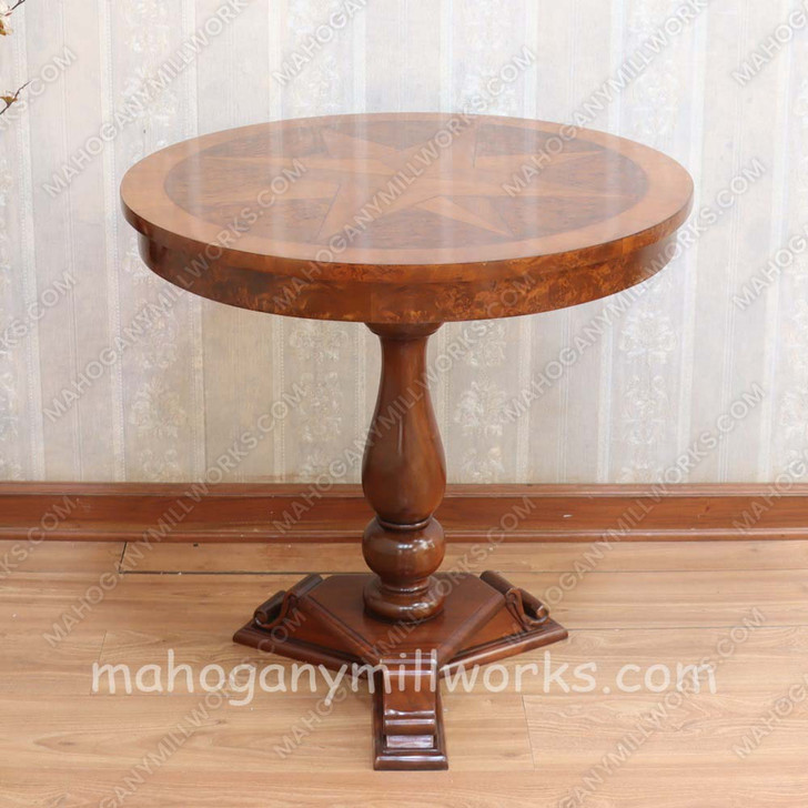 Tuscan Small End Table w/ Inlay