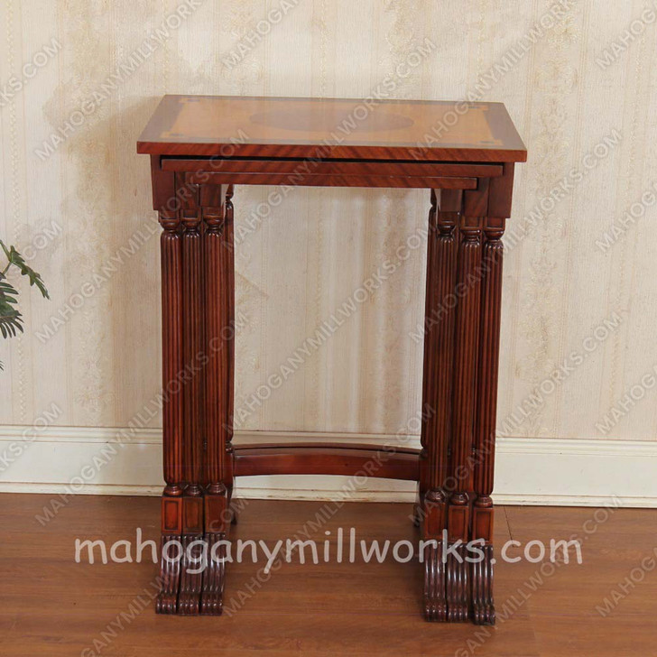 Set of 3 Inlaid Nesting Tables