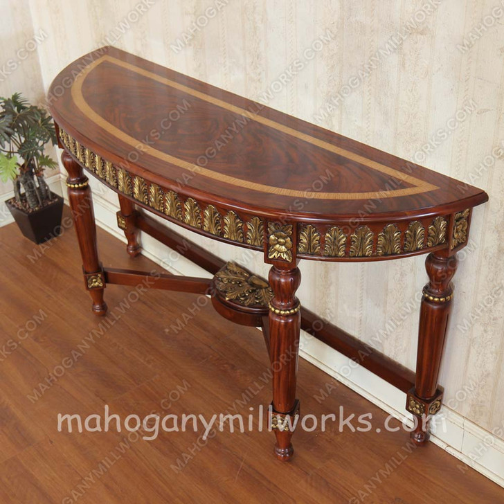 Regency Console Table w/ Inlay