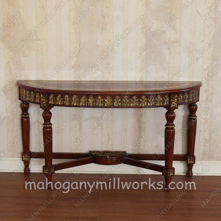 Regency Console Table w/ Inlay