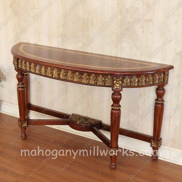 Regency Console Table w/ Inlay