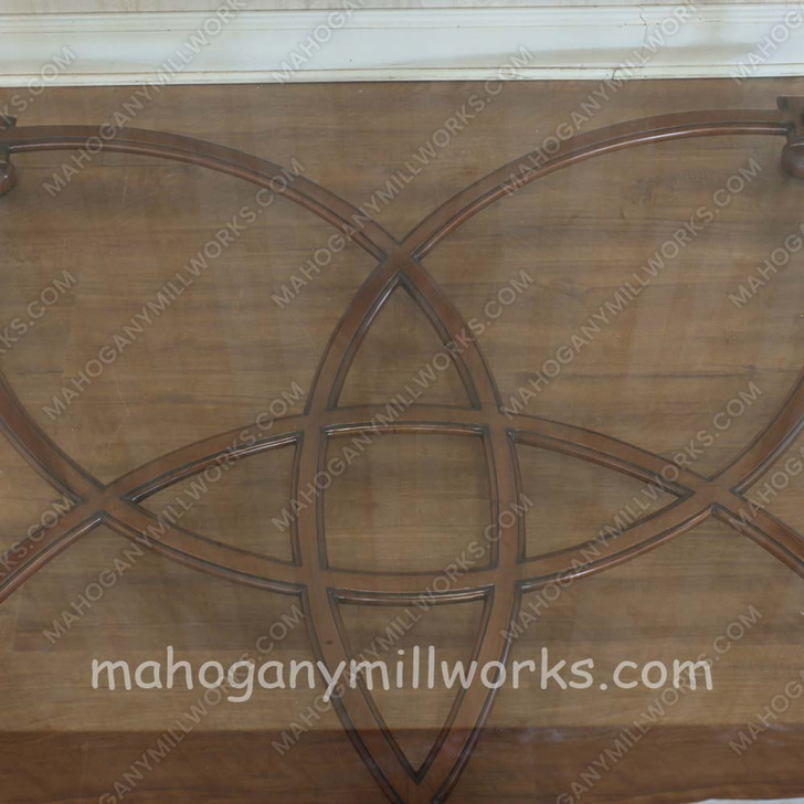 Square Oyster Glass Top Coffee Table