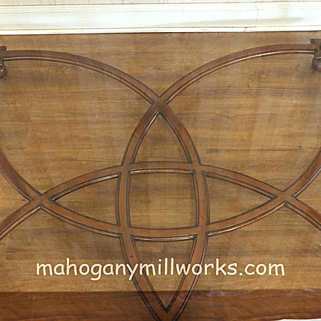 Square Oyster Glass Top Coffee Table