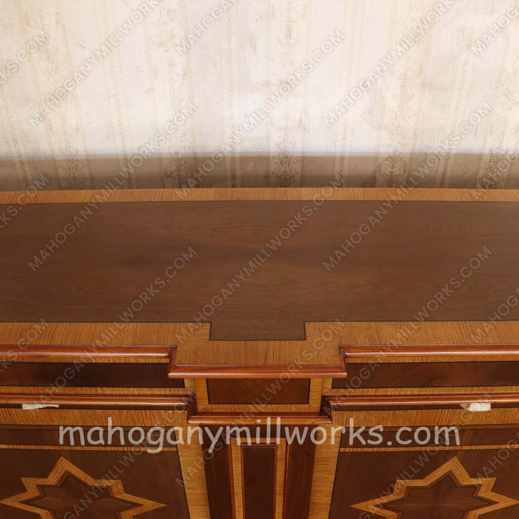 Inlay Credenza Cabinet