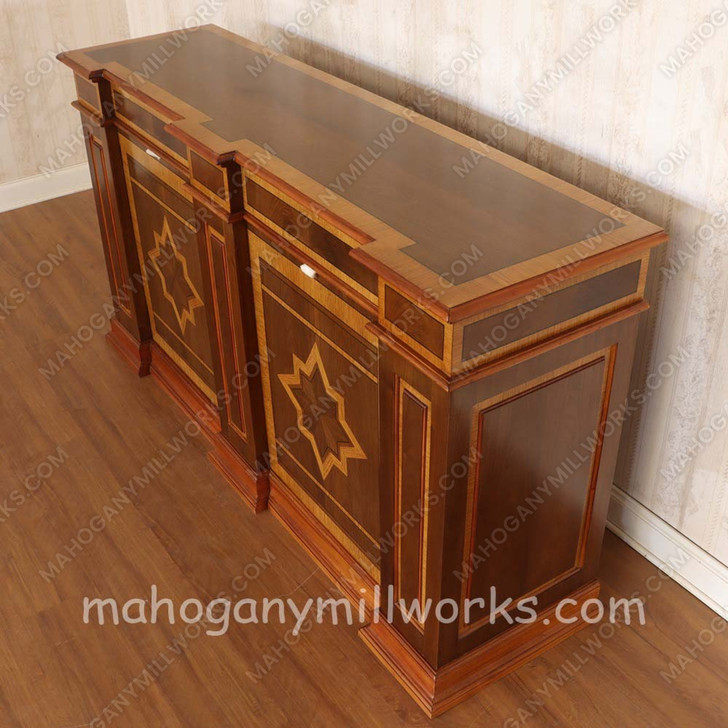 Inlay Credenza Cabinet
