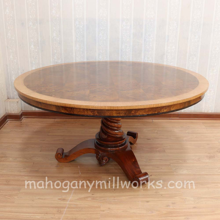 PU Walnut Dining Table
