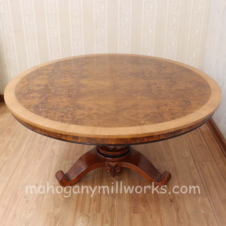 PU Walnut Dining Table