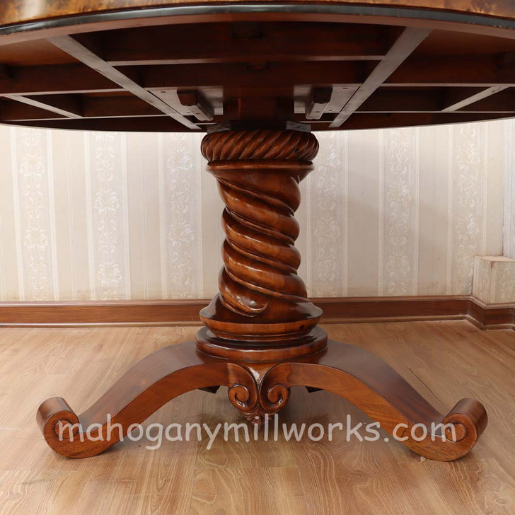 PU Walnut Dining Table