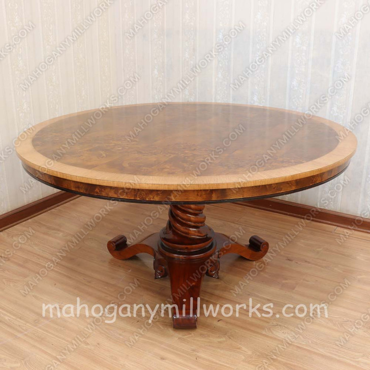PU Walnut Dining Table