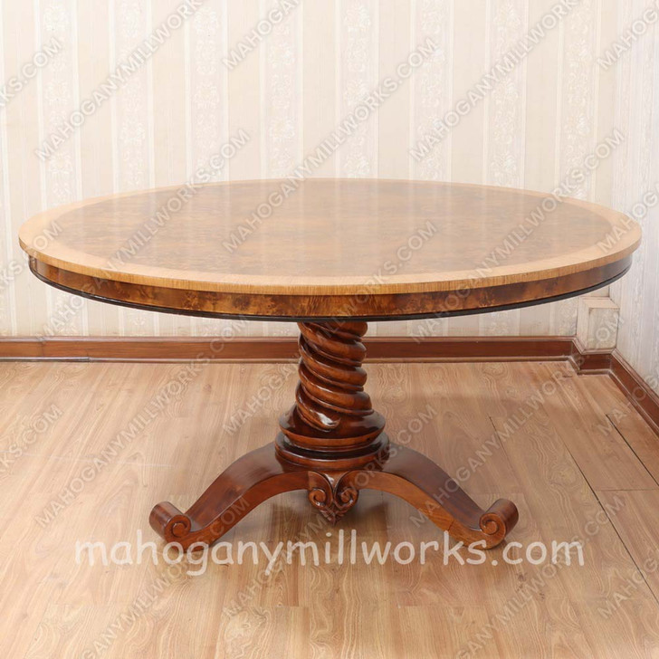 PU Walnut Dining Table