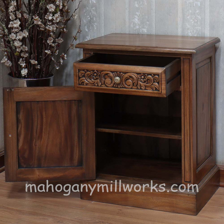 Light Oak Anchestral Bedside