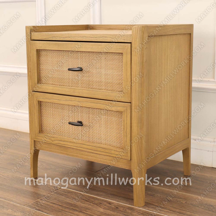 Chic Weathered Bali Nightstand