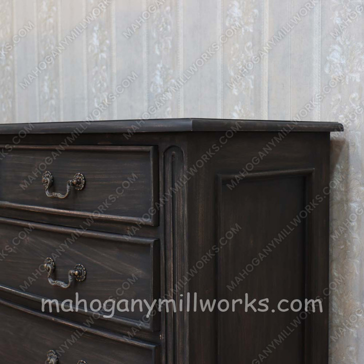 Charcoal Safari 5 Drawer Chest