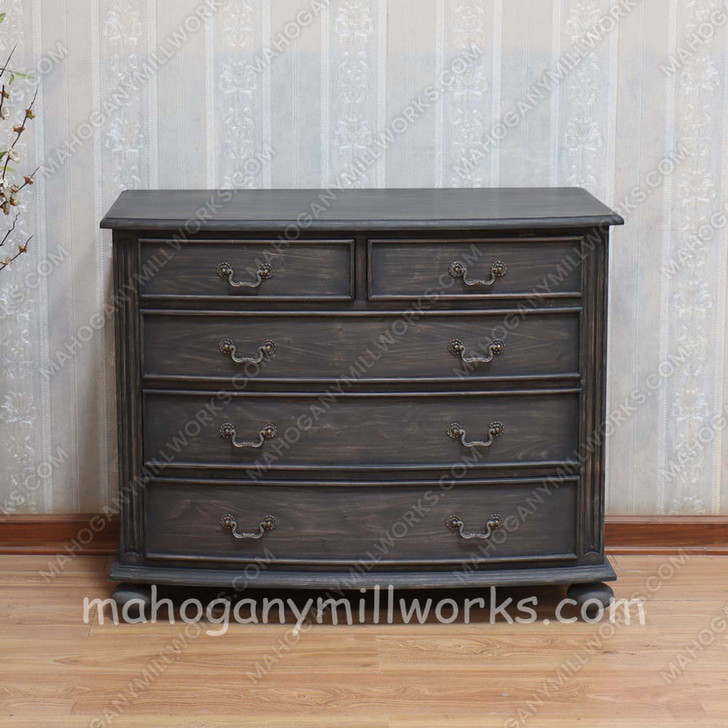 Charcoal Safari 5 Drawer Chest