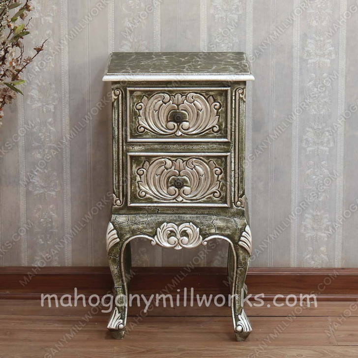 Florentine Venetian 2 Drawer Bedside Table