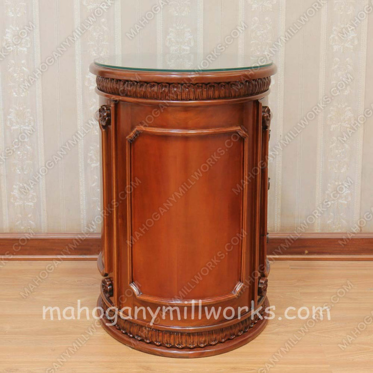 Walnut English Victorian Panel Bed