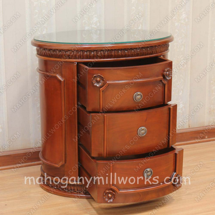 Walnut English Victorian Panel Bed