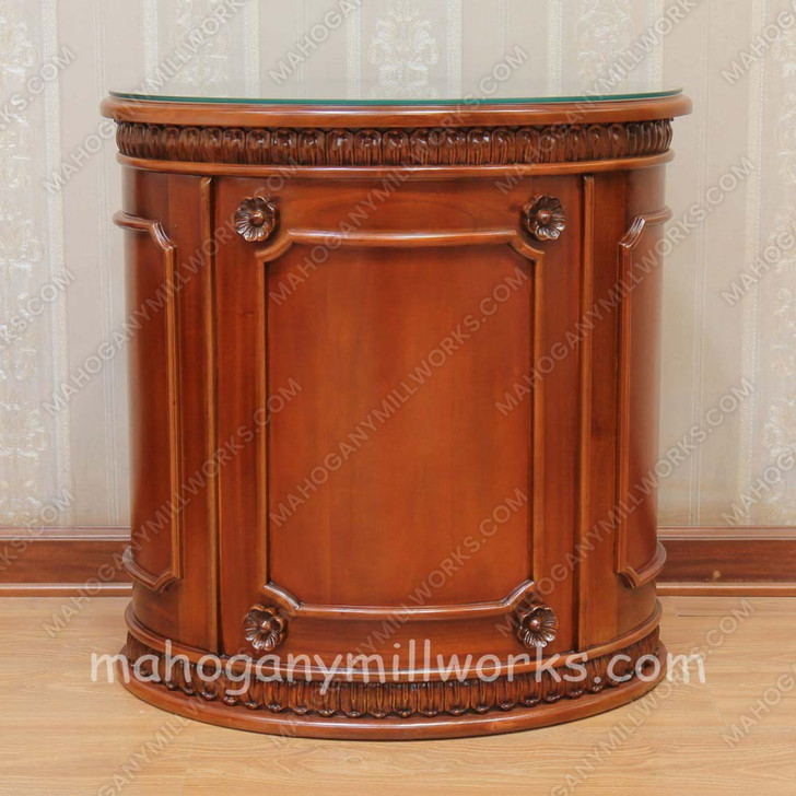 Walnut English Victorian Panel Bed