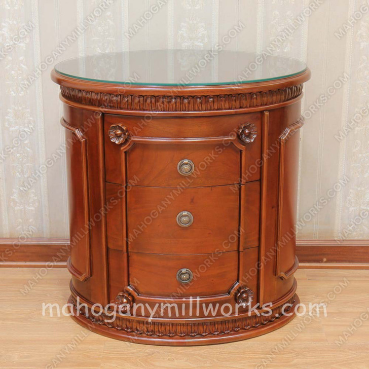 Walnut English Victorian Panel Bed